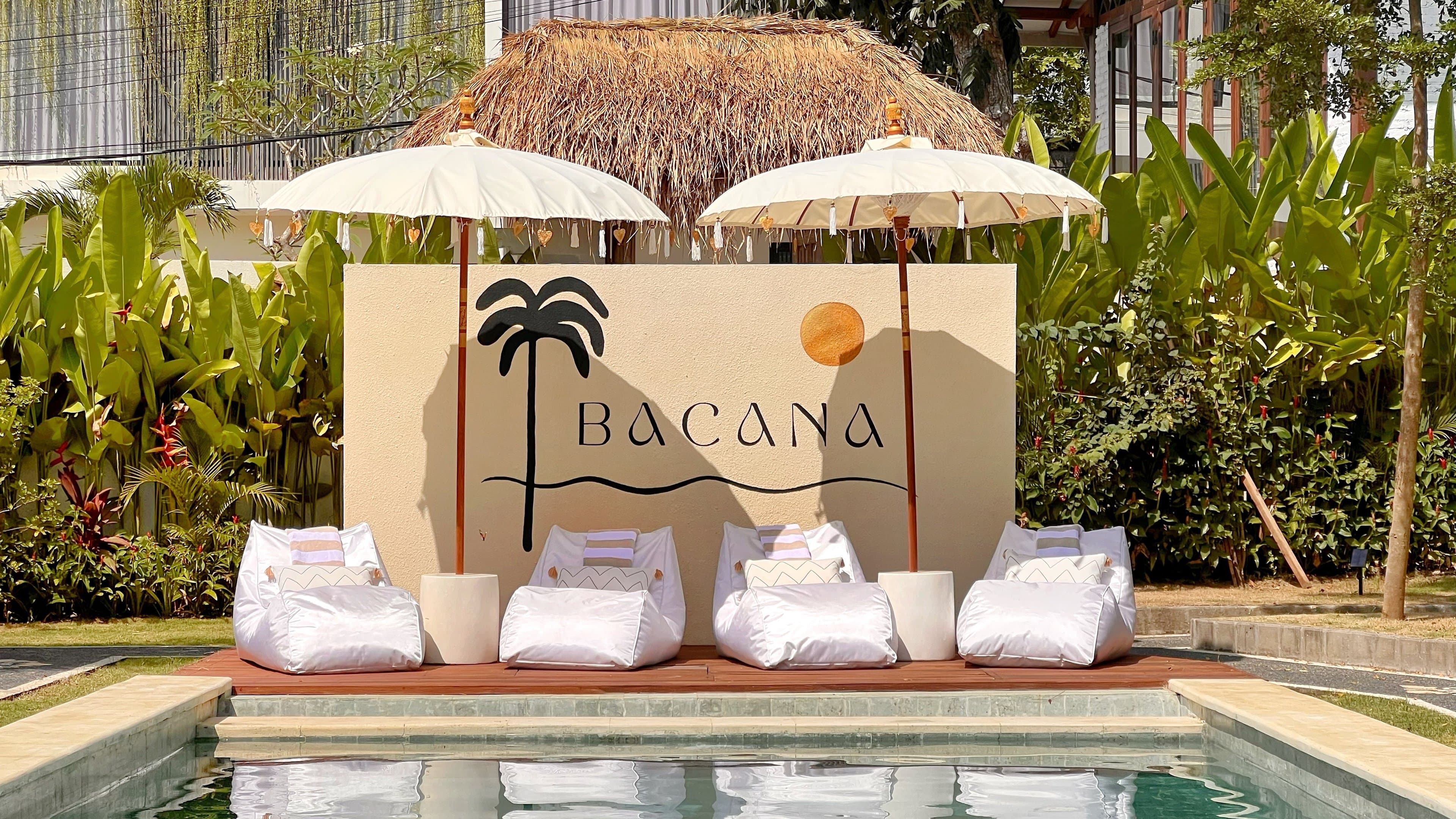 Poolside lounge at Bacana